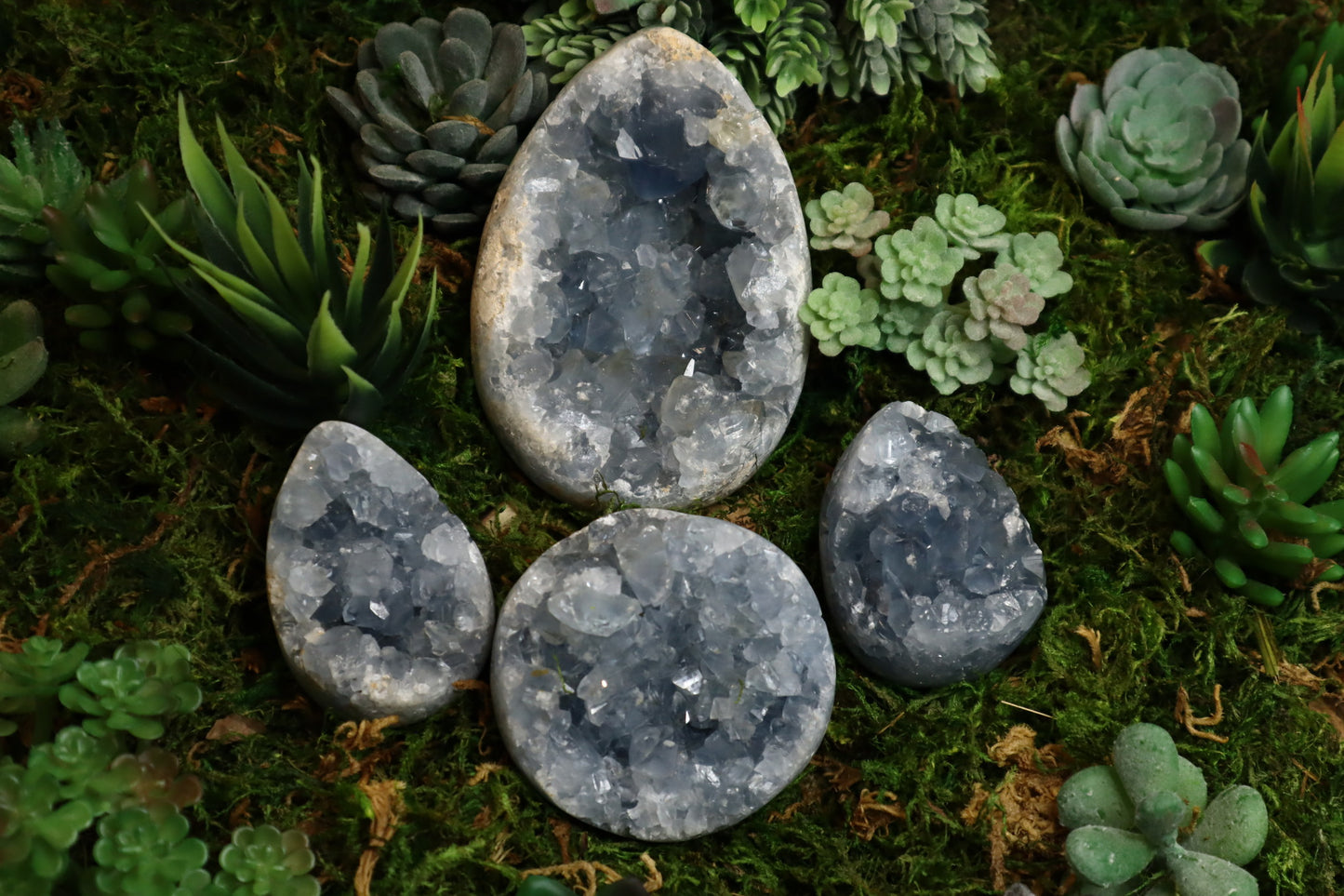 Celestite Half Sphere